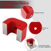 Burnur 22 lbs Red Horseshoe Heavy-Duty Alnico Power Magnets for