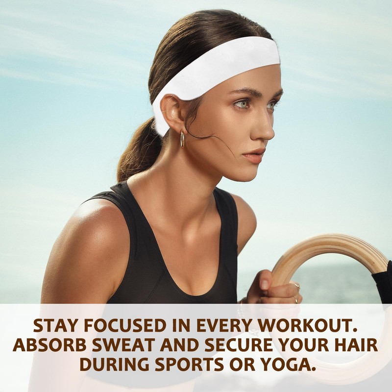 KOICDO 40 PCS Disposable Headbands for Spa with Closure