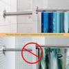 Corner Shower Curtain Rod, Adjustable (24"-37" x 24"-37"), L Shaped