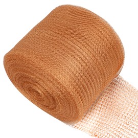 MUZIK 5 inch x150ft Pure Copper Mesh Roll - Heavy Duty Rodent & Snake Proof Wire Mesh Screen for DIY, Garden, Vents - Rustproof, Easy Cut Pest Barrier for Weep Holes & Gaps