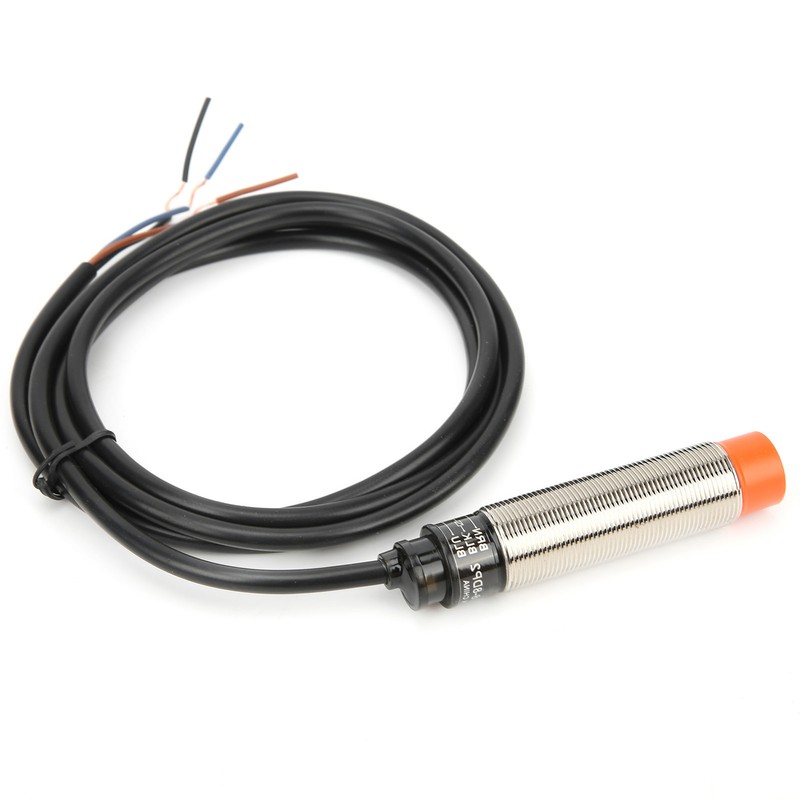 BERM Proximity Switch 3‑Wire NC Cylindrical Detection Sensor PRL18-8DP2 10-30VDC
