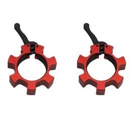 HULKFIT 2" Quick Release Aluminum Barbell Clamp Collars - Multi Color