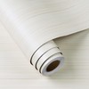 FunStick Thick Beige White Wood Contact Paper for Countertops Cabinets