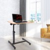 Laptop Desk Angle, Height Adjustable Rolling Cart Over Bed Hospital