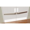 KOSHKA Door Kick Plate Peel and Stick (6"x 34", White)