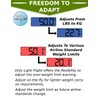 Light Flight Digital Luggage Scale (Silver), Retractable Two Handed Comfort