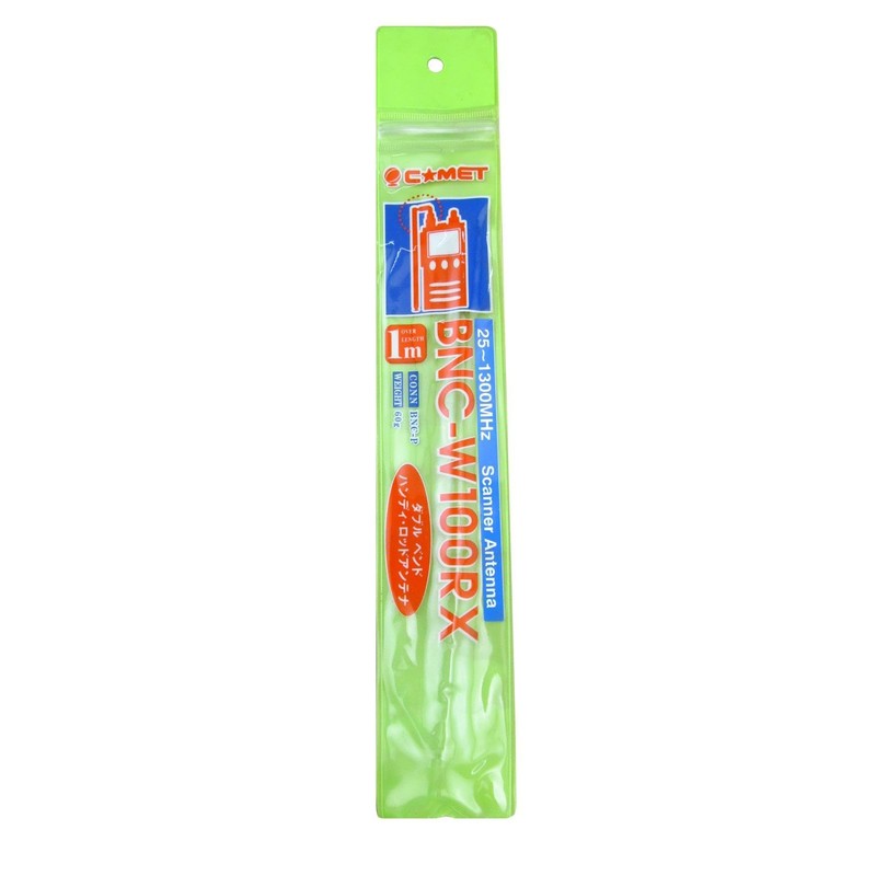 Comet BNC-W100RX Wideband Handheld Scanner Antenna Flexible 6 Inch 25–1300