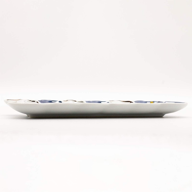 24to3 Nishitomi 478465 Imari Pottery Tokushichi Kiln Rokugyo, Long Plate,