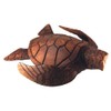12" Hand Carved Wood Hawaiian Honu Sea Turtle - Large