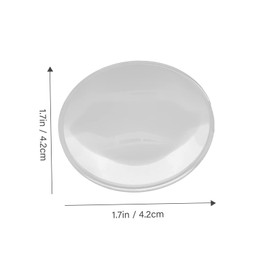 Gatuida 20pcs Leather Magnifier Wallet Size Magnifier Magnifying Lens Bulk Conex Optical Mini Double Convex Lenses Bi-Convex Lens Bulk Starter Convex Lenses for Science Handheld Magnifier