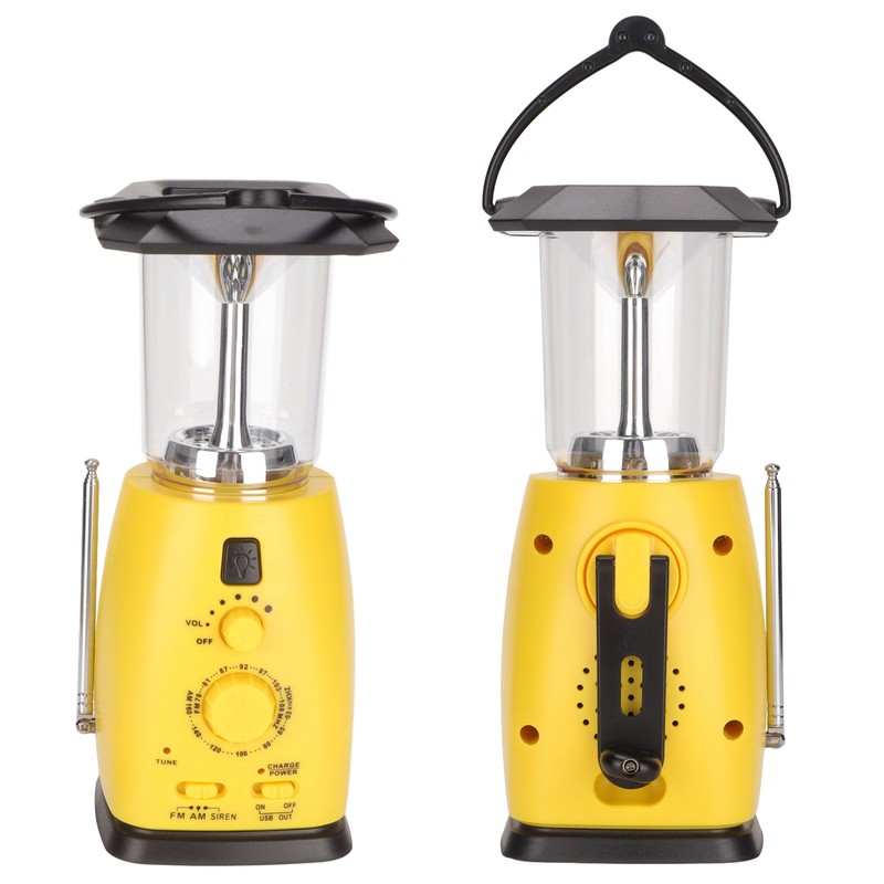 RD249 Hand Cranked Radio Rechargeable Handheld Multifunctional Power Solar Emergency