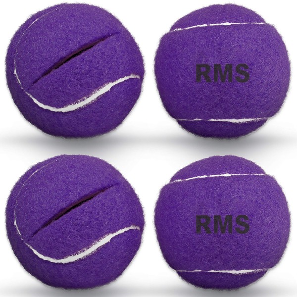 RMS Walker Glide Balls - A Set of 4 Balls with Precut Opening for Easy Installation, Fit Most Walkers (Purple)