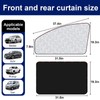 XCBYT Car Window Covers - 4 Pack Car Window Shades
