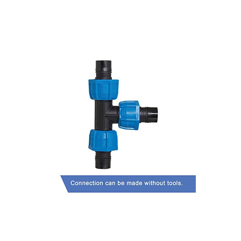 Watts ART1141 ANKA Series High Pressure Poly-Pipe Reducing Tee, 1-1/4"