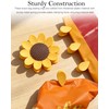 1 Pack Magnetic Sunflower Chip Clip Sunflower Petals Bag Clips
