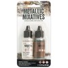 Ranger TIM21254 Adirondack Alcohol Ink Metallic Mixatives, 1/2-Ounce, 2-Pack, Pearl