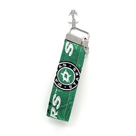 Hockey Keychain, Stars Keychain -Stars keychain wristlet - short Lanyard strap - Keychain