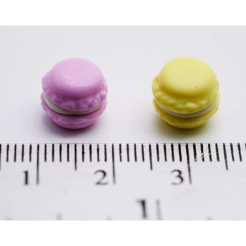 21 Psc French Macaroon Recipe Dollhouse Miniatures Food Kitchen
