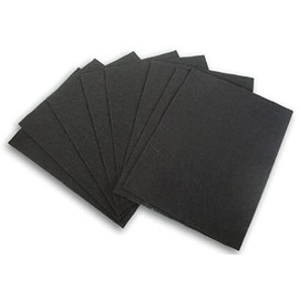 Acrylic Felt Sheets Craft Sewing DIY Set - Solid Color Sheet Packs - 9 x 12 inches - 8 Ct (Black)