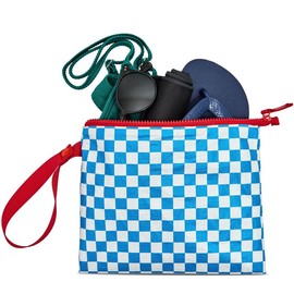 Bodysurf Cove Mini Pouch - Eco-Friendly, Lightweight, Durable Wet Bag for Travel, Beach, Gym, Diapers, Swimsuits, Cosmetics, Gadgets. Odor-Resistant, Leak-Proof, Tear-Resistant. Perfect for Active Lifestyles. Dimensions: 9.5x7.5x0.9 inches. - Color: Blue