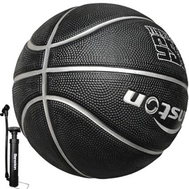 Senston 29.5" Basketball Outdoor/Indoor Basketball Ball Size 7 Street Basket Balls with Pump