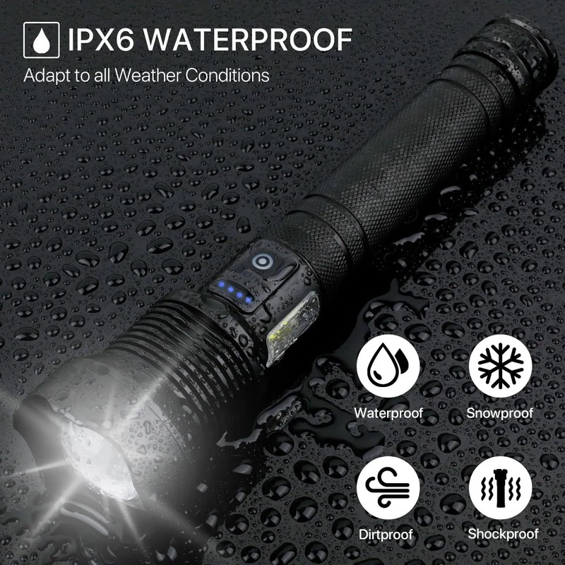 Bell Rechargeable LED Flashlight High Powerful Lumens Waterproof Flash Torch