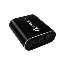 DSD TECH SH-AC01A 2 in 3 OUT Optical Audio Splitter Support SPDIF Coaxial Input