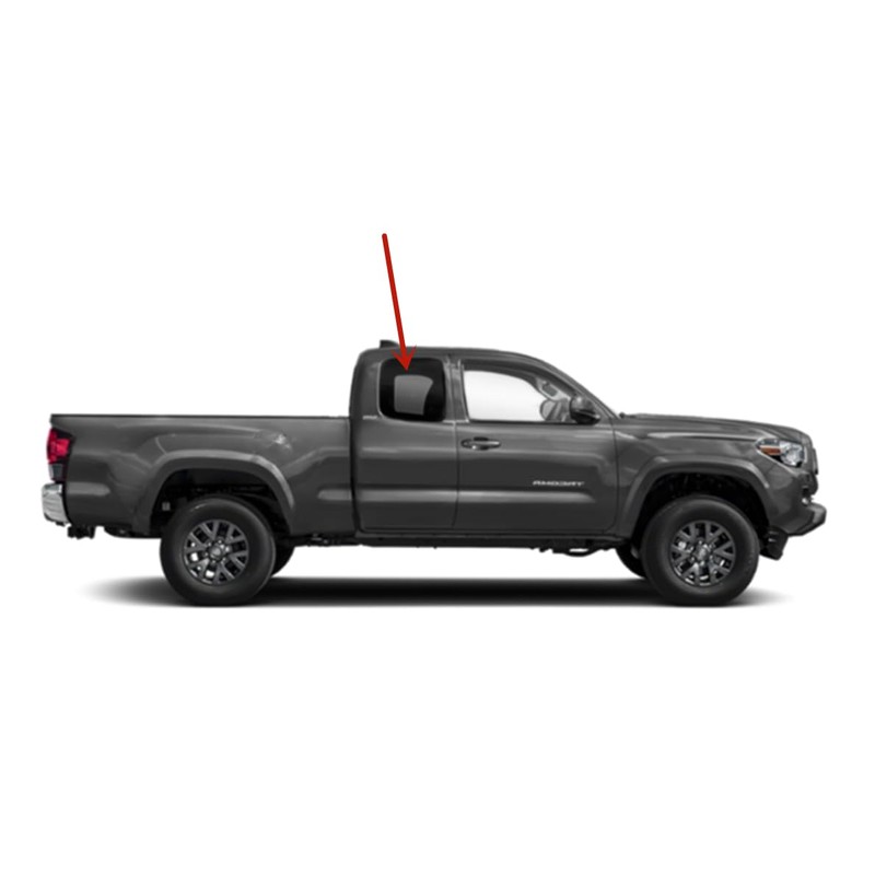 Passenger Right Side Rear Quarter Window Quarter Glass Compatible with