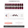EBANKU 24PCS Tiras de Esmalte de Uñas de Gel Semi-Curado,
