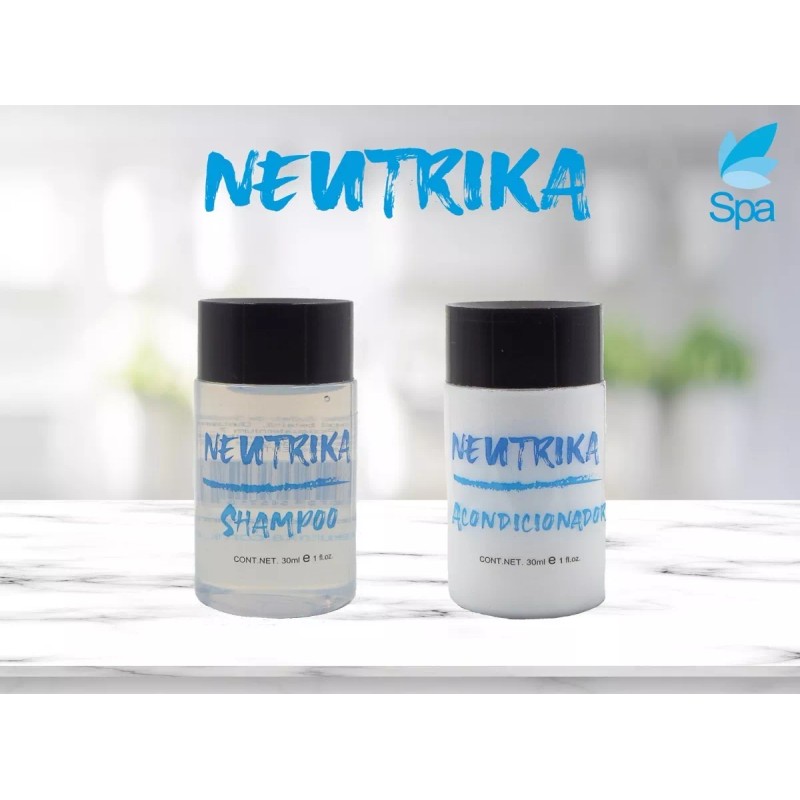 Neutrika Shampoo Y Acondicionador 30ml - 200 Pzas.amenidades Hotelera