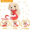 HOWADE Toy Puppy Electronic Interactive Plush Dog Toy for 2-3-4-5-6