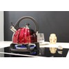 Magefesa 2.1-Quart Sabal Stainless Steel Tea Kettle, Red