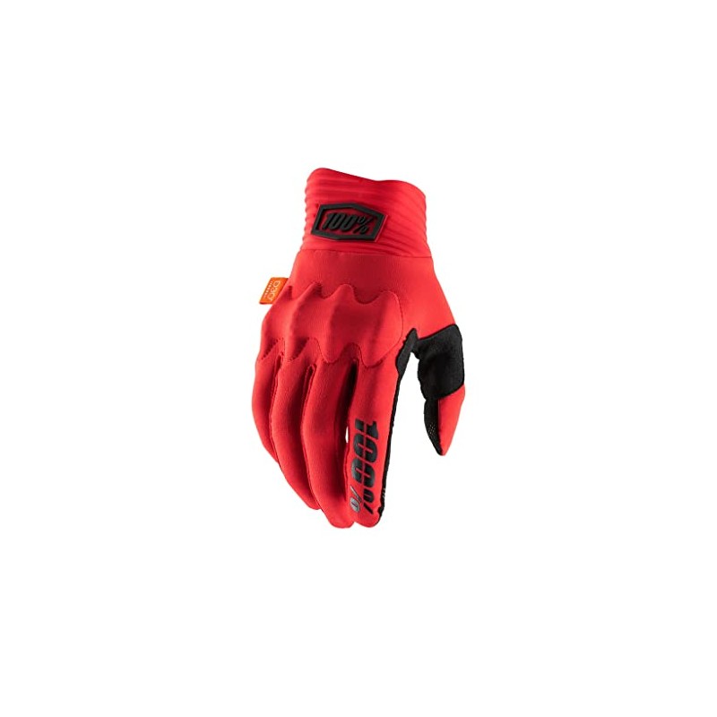 100% 1002I Men Cognito Glove Gloves - Fluo Yellow/Black, X-Large