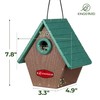 Kingsyard Recycled Plastic Bird House for Outdoors - Hanging Nesting