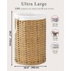 SETVSON Large Laundry Hamper Laundry Basket Round 34.3 Gal (130