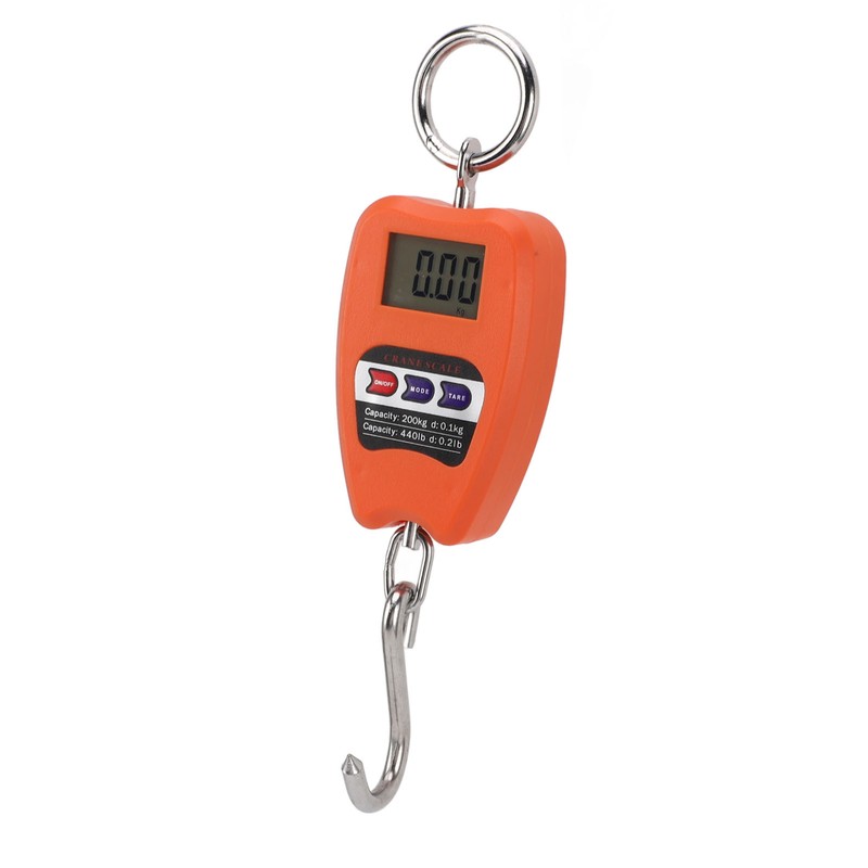 Portable Electronic Scale High Accuracy Digital Hanging Scale 200kg Weight