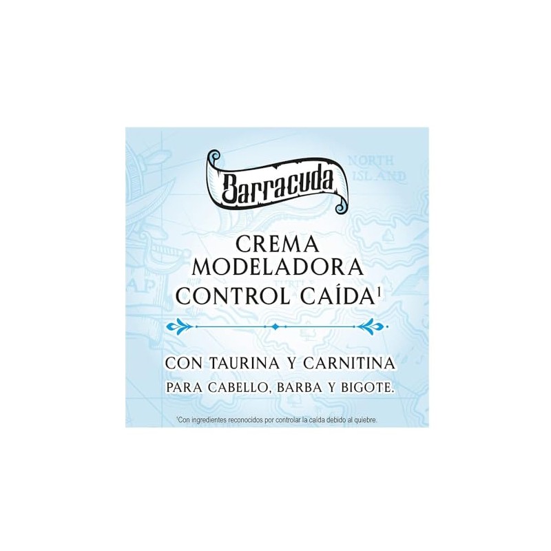 Barracuda Crema para el Cabello Moderladora Anti caida 150g, Alta