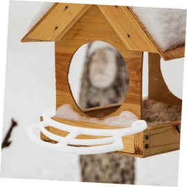 Kisangel 1set Bird Feeder Extension Perch Compatible Bird Feeder Easy to Install Standing Perch for Outdoor Feeding Stations