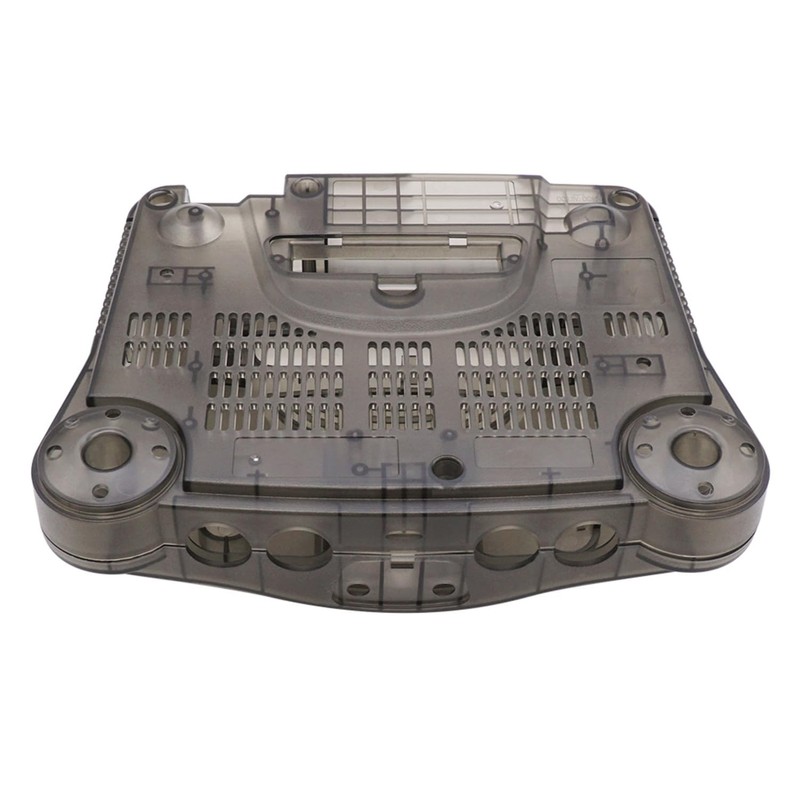 BITFUNX N64 Replacement Shell, Transparent Case Protective Housing for N64
