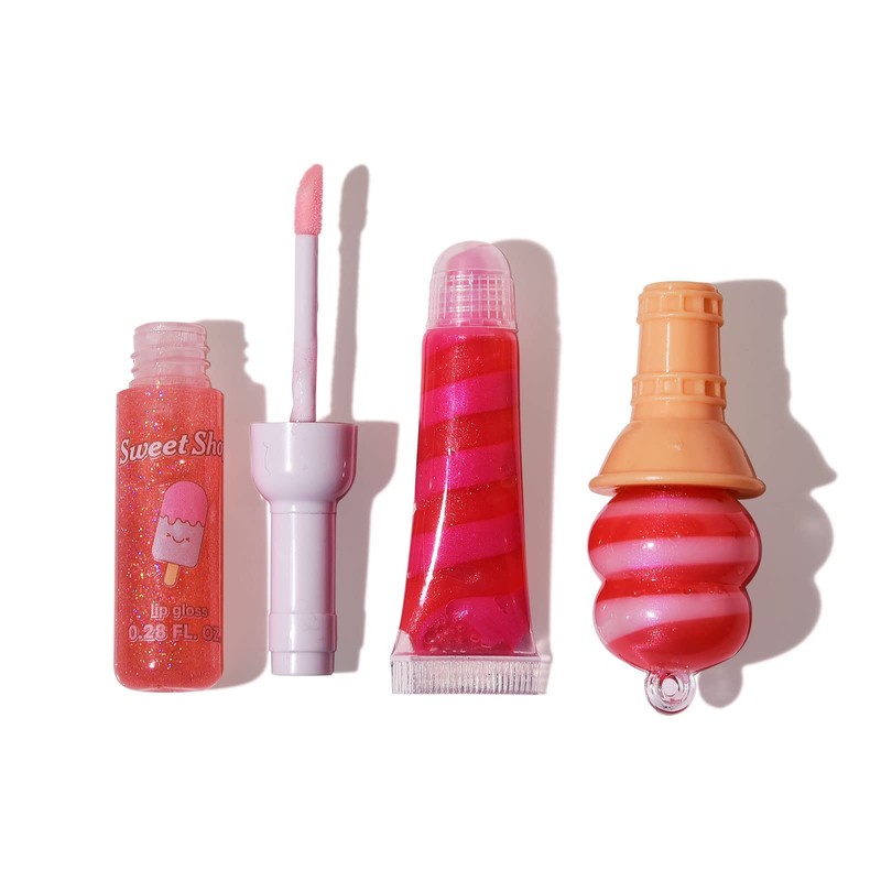 M&U MAKE YOU UP Lip Gloss Set for Girls, 11Pcs