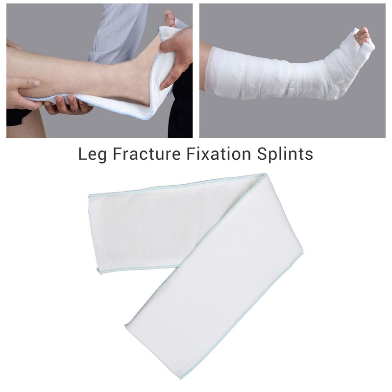 Leg Fracture Fixation Splint Good Strength Breathable Holes Lower Limb