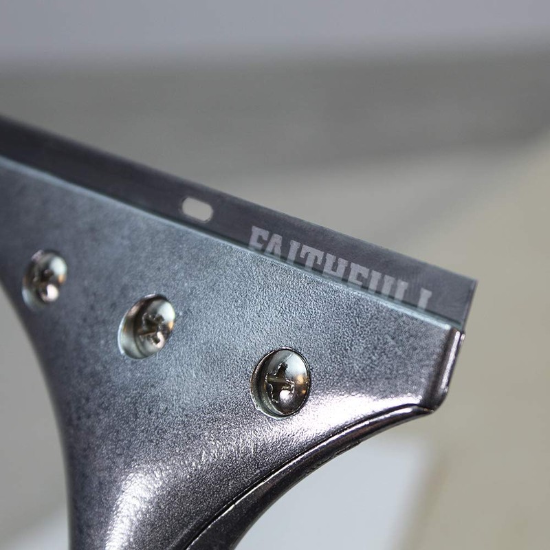 Faithfull FAISCRA100LH Soft Grip 4in Long Handled Heavy-Duty Scraper with