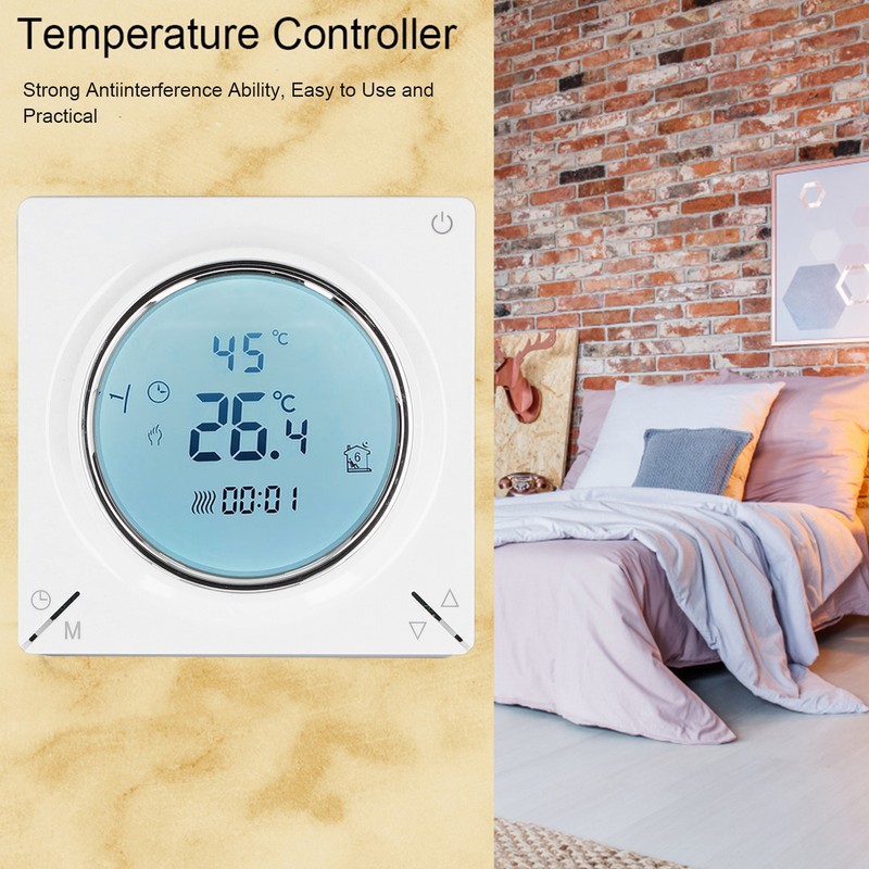 Thermostat NTC Thermistor LCD Screen High Accuracy Intelligent Control Flushbonading