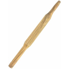 Generic Wooden Rolling Pin / Belan / Punjabi Style Belan (14 inch long) (Brown) (Pack of 1)