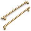 Amerdeco 10 Pack Champagne Bronze Cabinet Pulls 10 Inch(254mm) Hole