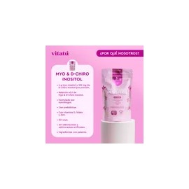 Vitatú | Myo Inositol & D-Chiro Inositol relación 40:1 con Folato + Vitamina D3 + Zinc, Suplemento Alimenticio en polvo diseñado para Mujeres (225 g c/u), 45 días de duración