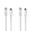 Nedis Coaxial/CAT6 Combo Cable | with Connectors | 1.5m