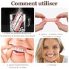 4 Pairs Dentures Cosmetic Smile Dentures Instant Scettar Plating Teeth