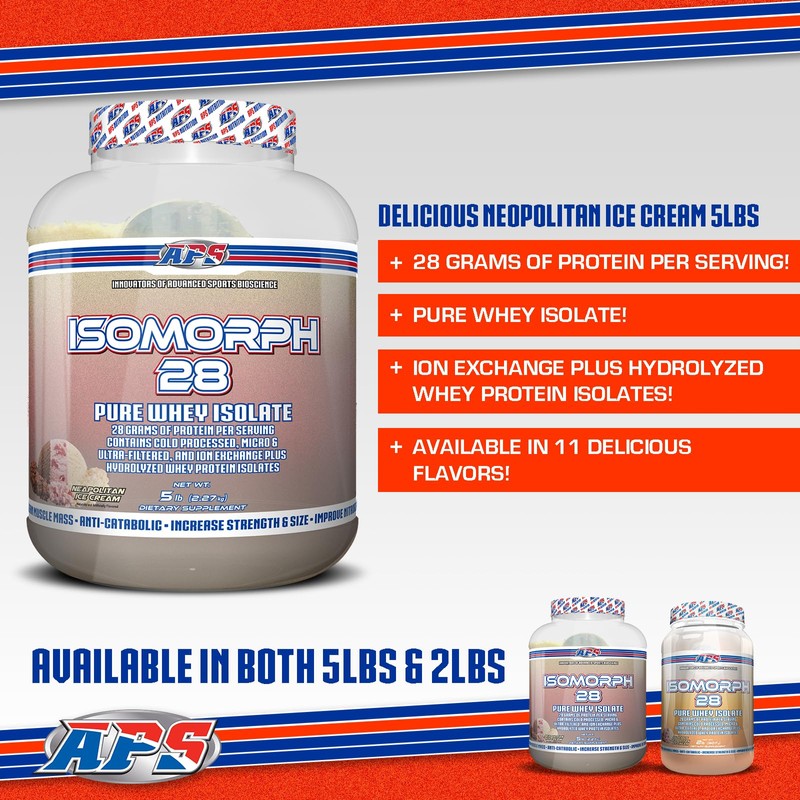 APS Nutrition Isomorph 28 Protein Powder | Pure Whey Isolate