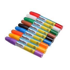 Barrilito CRY9 Crayón de Maquillaje para Rostro y Cuerpo, 9 Colores